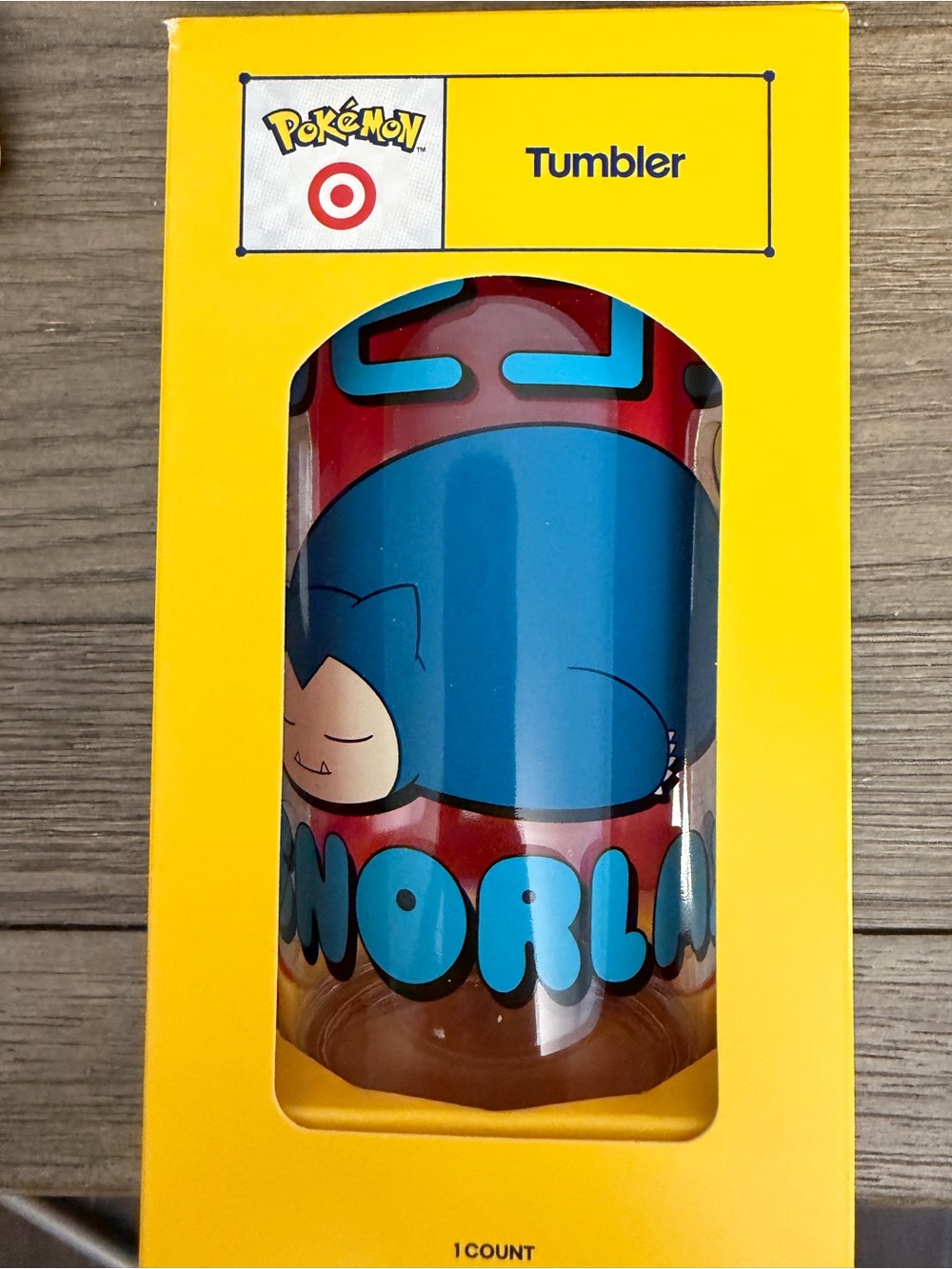 Pokemon Blue and Yellow Snorlax Tumbler